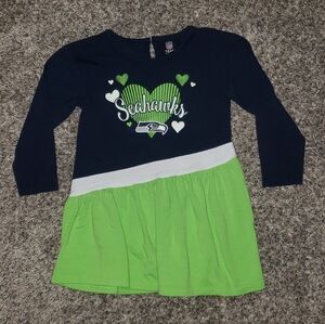 Seahawks| NFL Team Apparel| Kids Dress